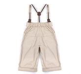 Compleu elegant baieti, tricou si Pantaloni cu bretele